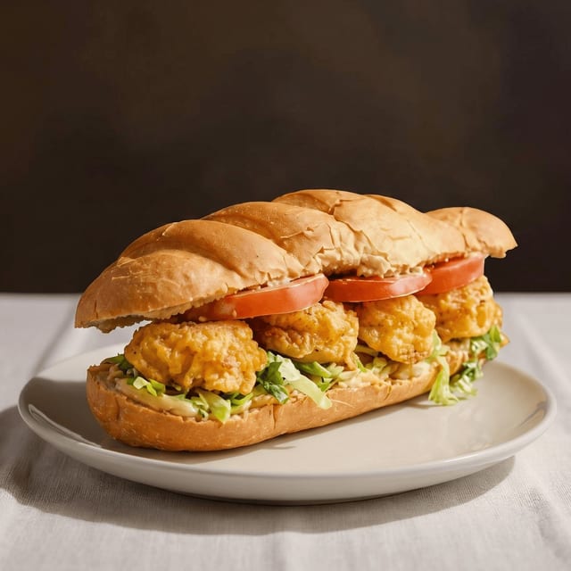 Shrimp or Fish Poboy.