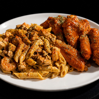 5pc Wings & Cajun Chicken Pasta