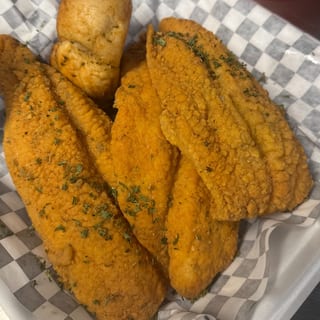2pc Fish w/Fries Or Dirty Rice 