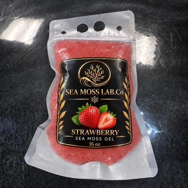 Seamoss Gel Pouches (Flavored 16oz).