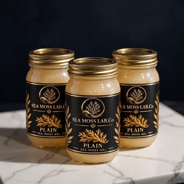 Sea Moss Gel (UnFlavored 16oz).